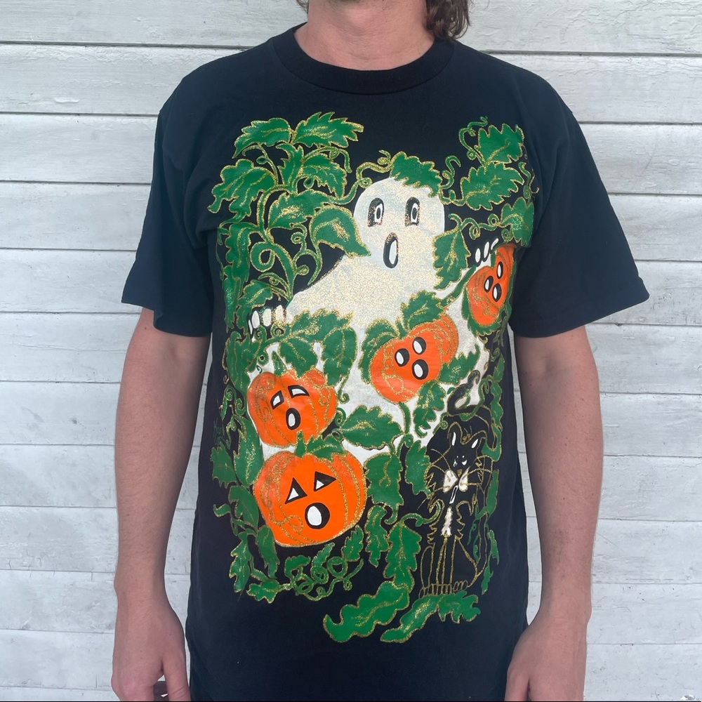 Vintage Spooky glittery Halloween shirt